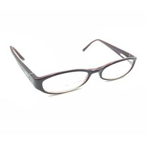 Coach Adelle 534 Black Berry Purple Oval Eyeglasses Frames 50-18 135 Women